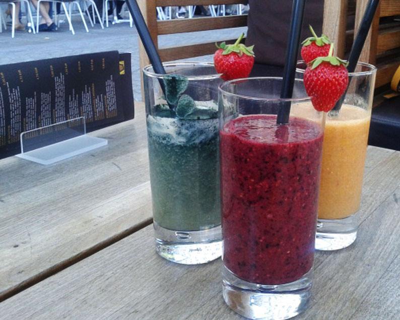 Why Slovenia Should Be Your Next Destination - Smoothies at Cacao bar in Ljubljana