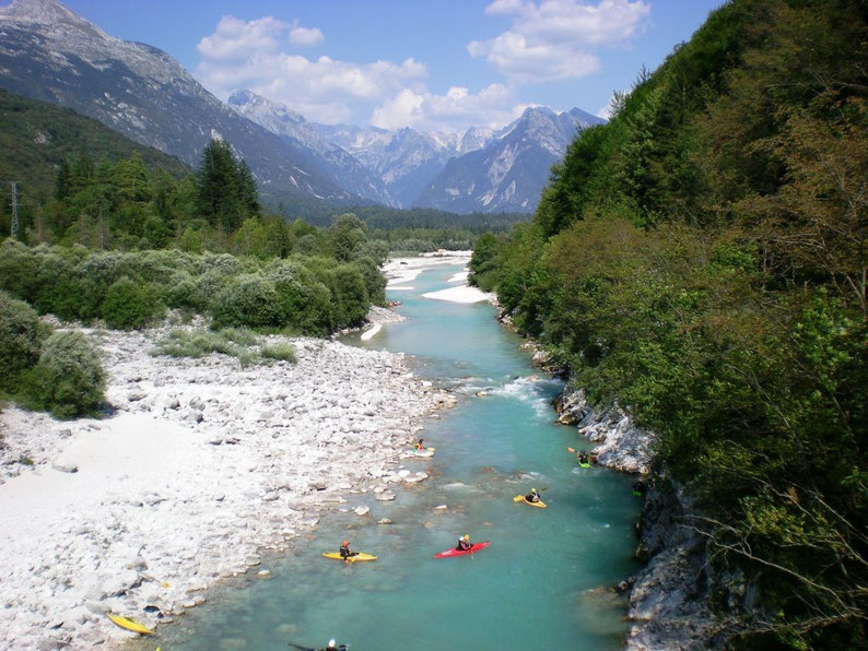 Why Slovenia Should Be Your Next Destination - Kayaking at Soca River, Bovec, Slovenia