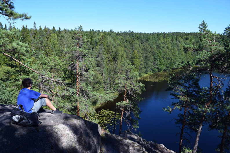 One of Our Short Breaks in Finland - One of the Viewpoints in Nuuksio National Park