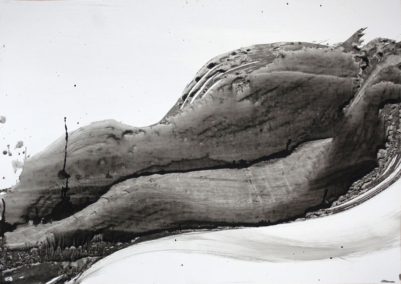 "19-202" - Acrylique/carton fin, 50 x 70 cm, 2019