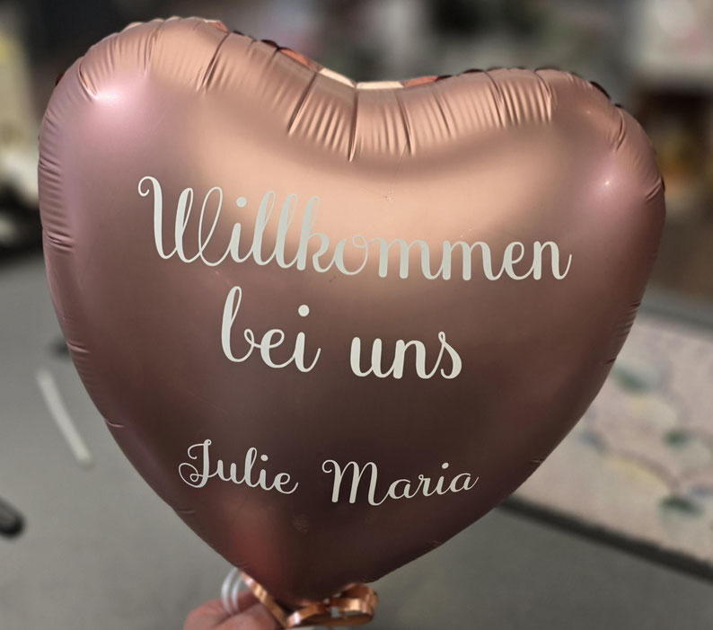 Auf Wunsch und Bestellung personalisierbare Ballon`s zu diversen Anlässen
