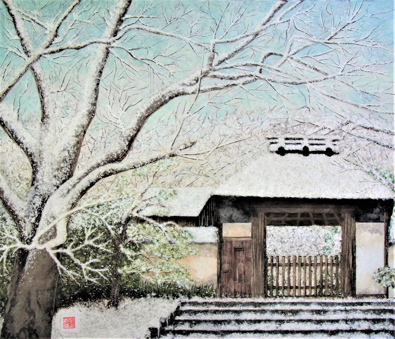 雪化粧「京都　安楽寺」　（№15  2019年5月)