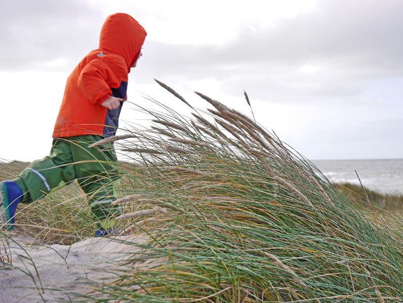 Selbst die Jüngsten erkunden gerne laufend die Sylter Natur. Für große Läufer gibt es zudem jetzt einen speziellen "Sightseeing Run".  Foto: djd/Kurverwaltung List auf Sylt