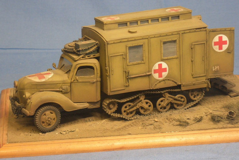 Ford Maultier 3t in Sanitätsauführung Deutsche Wehrmacht