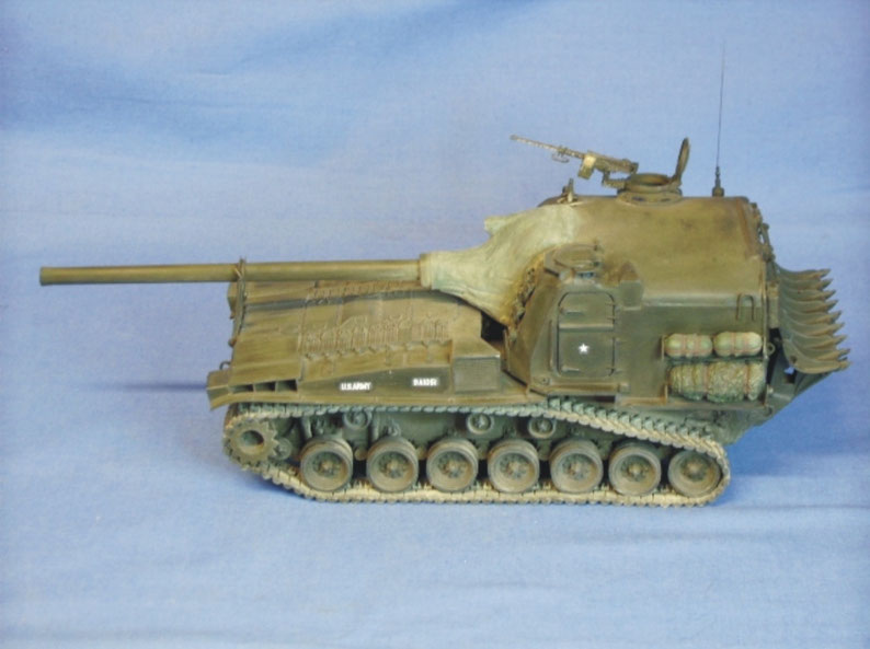 Schwere Panzerkanone 155mm M53 der US Army