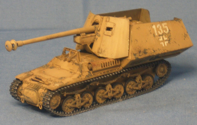 Panzerjäger Marder I mit 7,5cm Pak auf Lorraine Fahrgestell Schnelle Brigade West 21. Panzerdivision Deutsche Wehrmacht