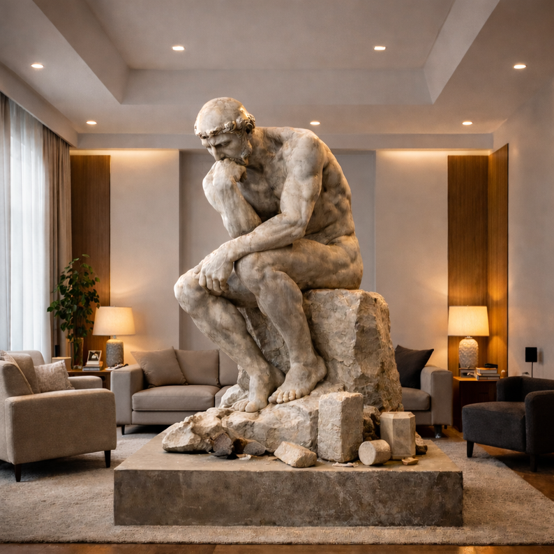 Pierre-Antoine GUENNEC Archi-int, architecte d’intérieur à Carantec - image améliorée avec l'IA.