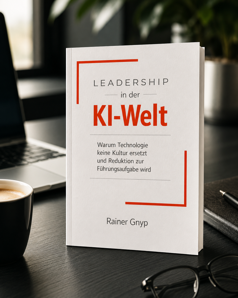 Buchdarstellung Leadership in der KI-Welt vom Autor Rainer Gnyp