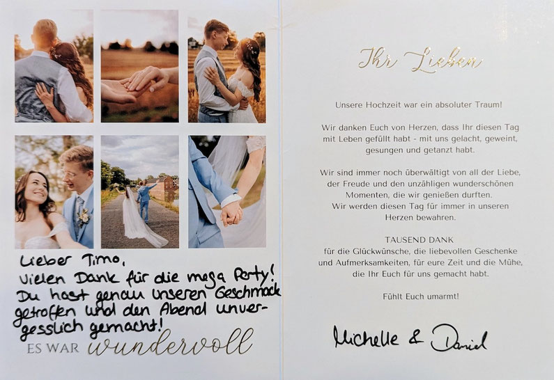 Hochzeit von Michelle & Daniel im Burgpavillon der Burg Heimerzheim - 12.07.2025