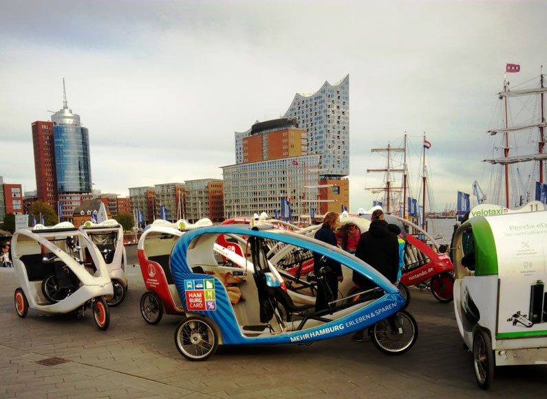 Hamburg: Rikscha mieten, Fahrradtaxi & Stadtrundfahrt 