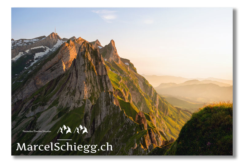 Marcel Schiegg, Fotografie, Leinwandbild-Schäfler, Schäfler, Berggasthaus Schäfler, Alpstein, Schweiz