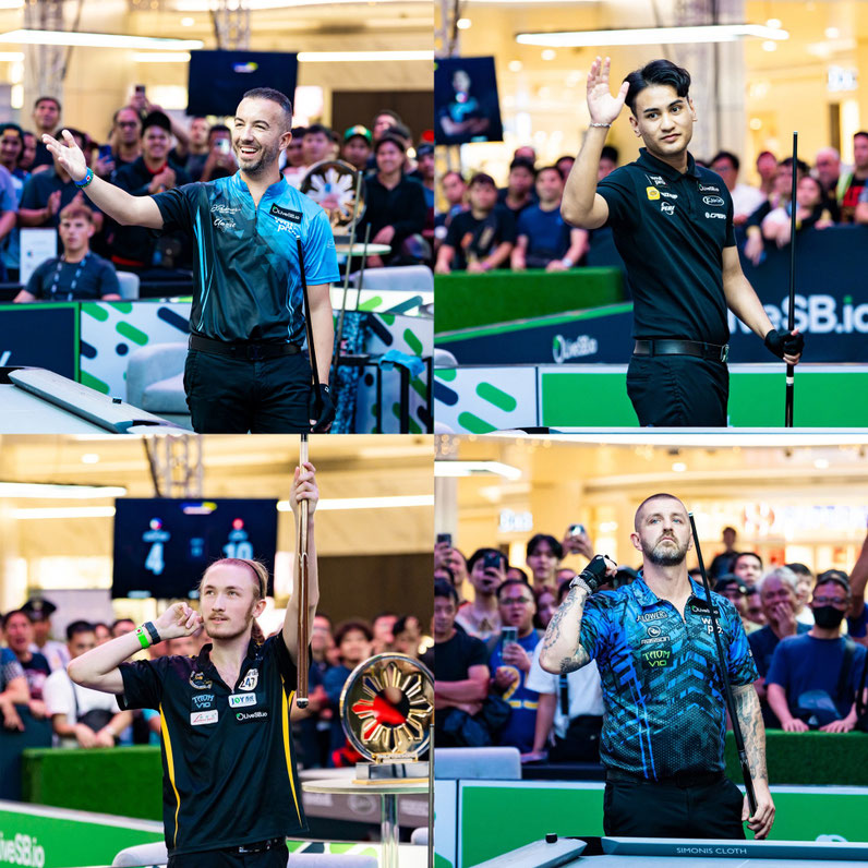 上段左：アルカイデ、右：カピト。下段左：セバスチャノフ、右：ショウ　Photo : WNT. 2025