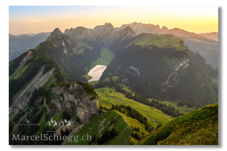 Hoher Kasten, Sämtisersee, Wandbild