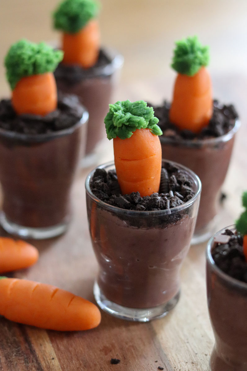 Pudding mit Marzipankarotte