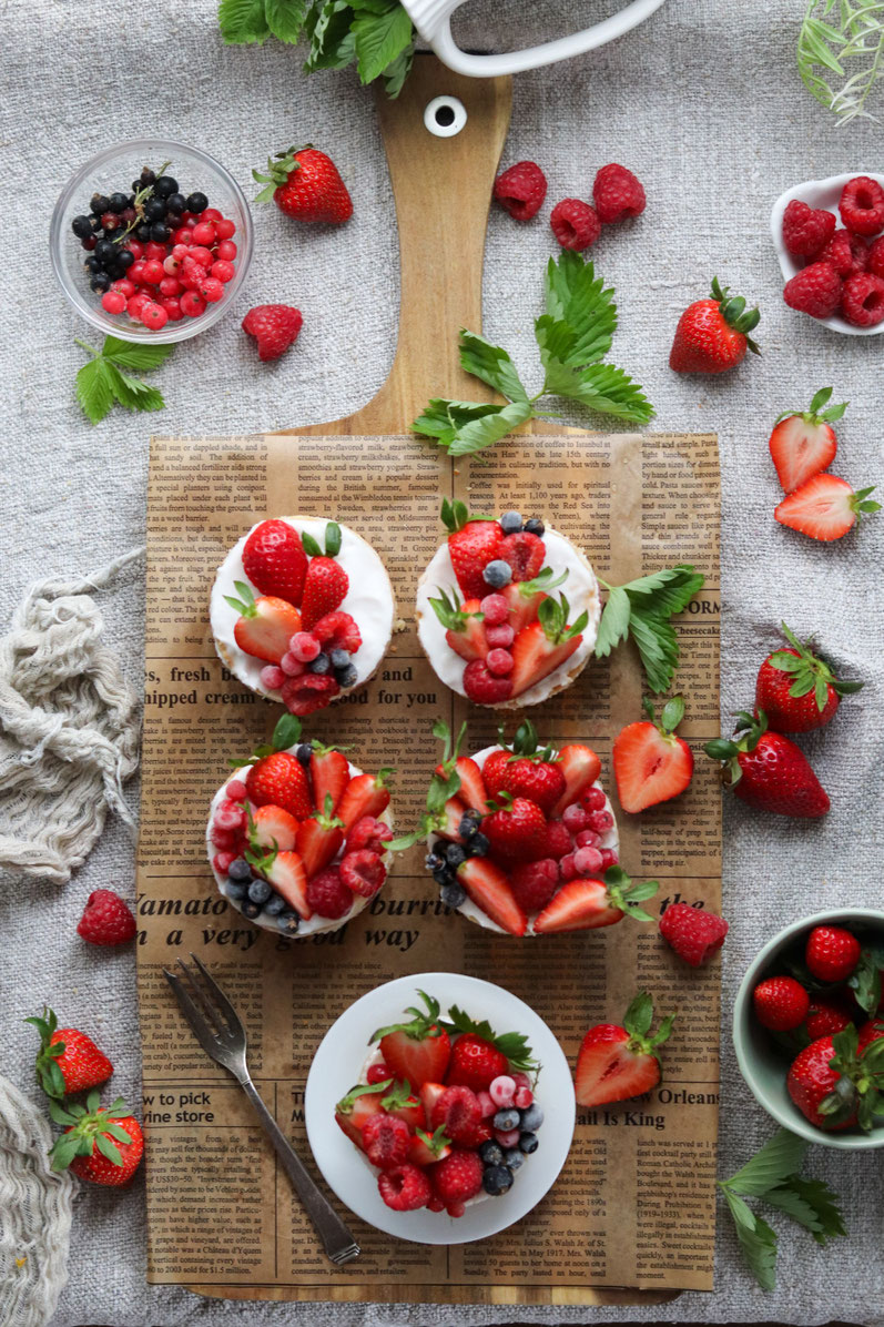 veganes Fruchttörtchen