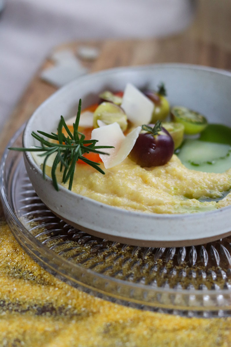 cremige Käsepolenta