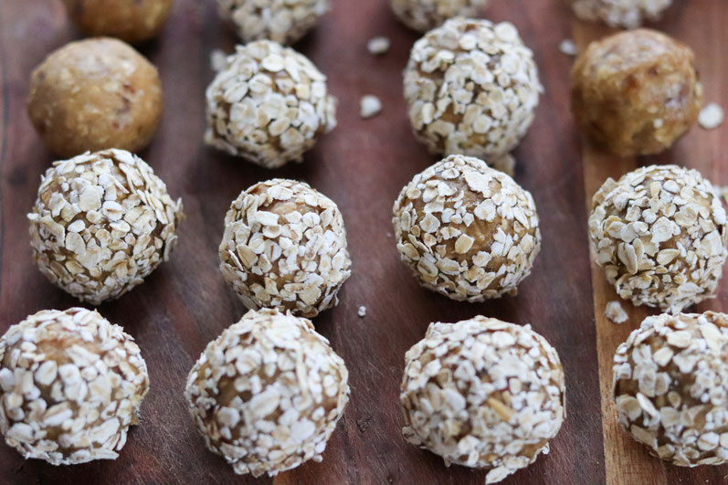 Apfelmus Dattelballs