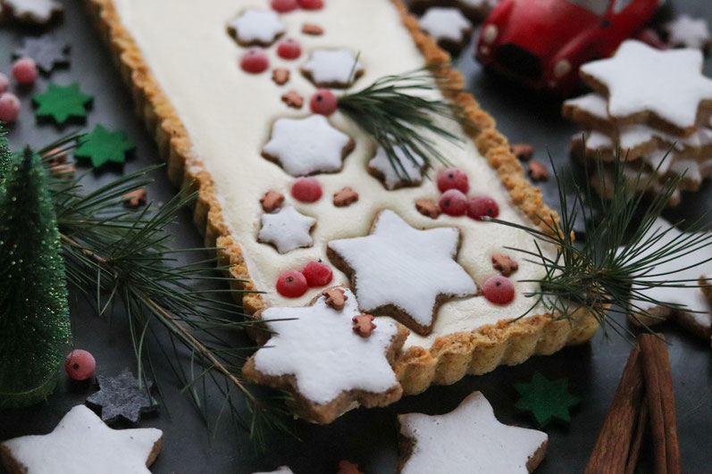 Zimtsterntarte