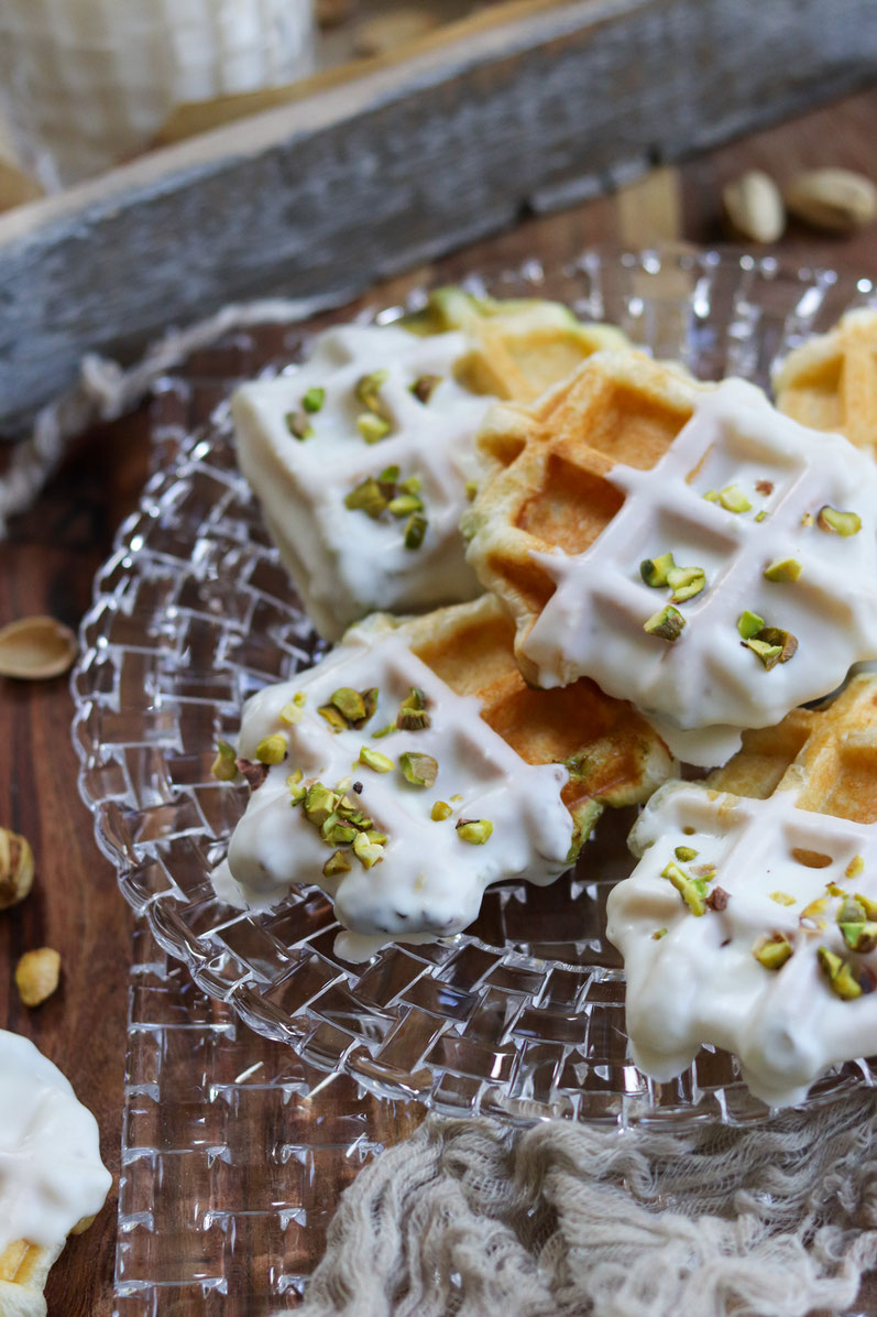 Croffles mit Pistaziencreme