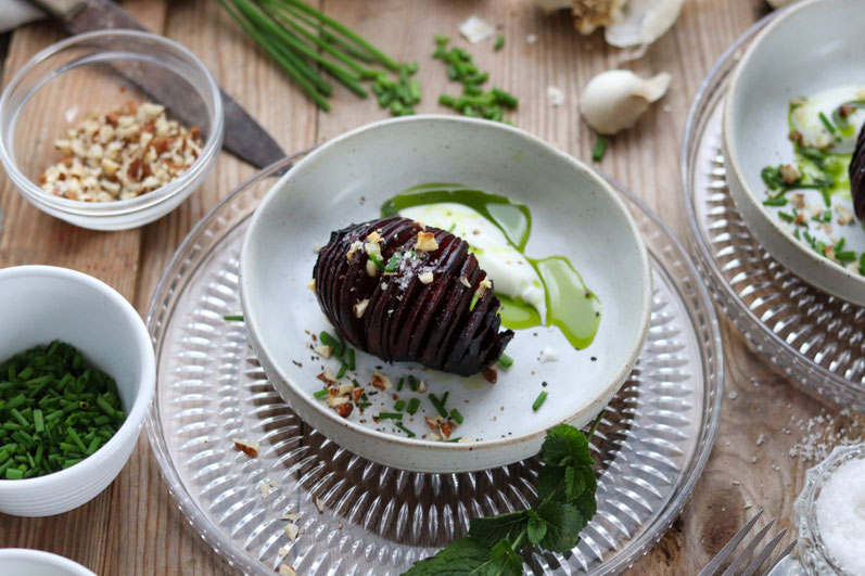 Rote Beete Hasselback