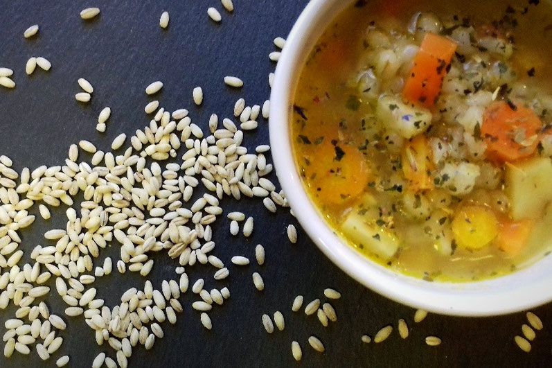 Gerstensuppe mit Gemüse