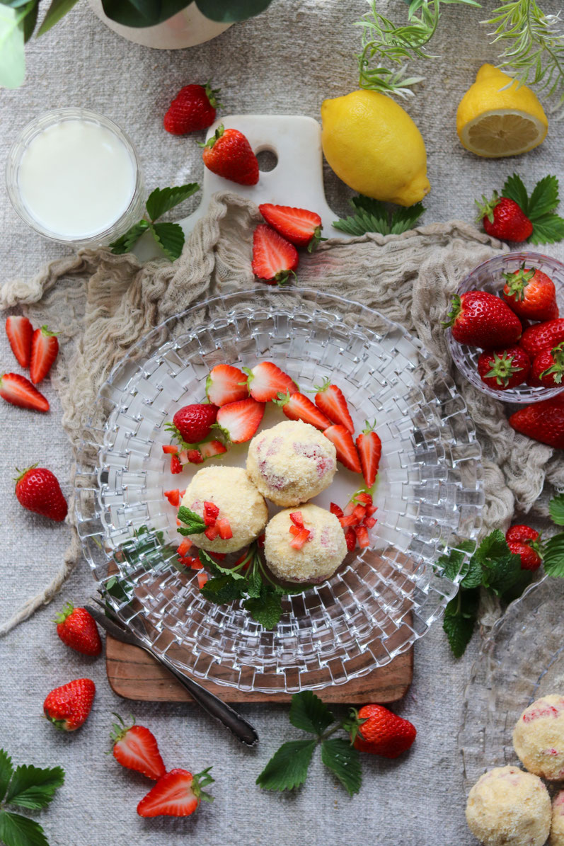 Fruchtknödeldessert