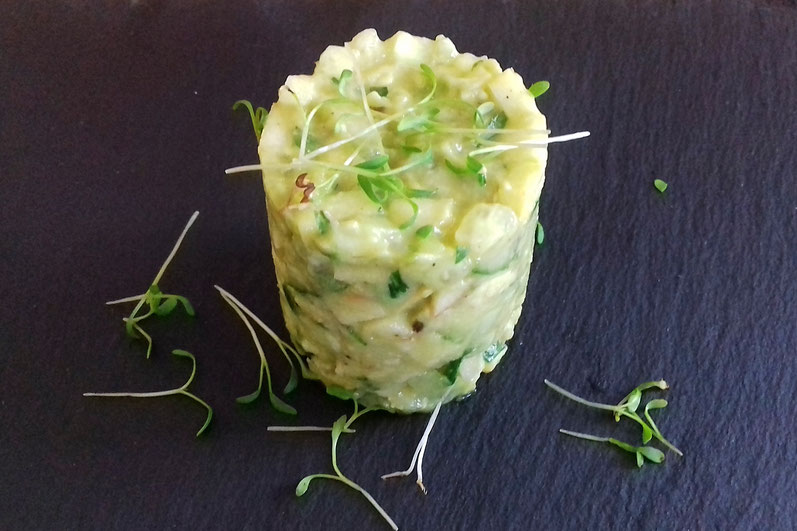 Avocado-Gurken-Tartar vegan