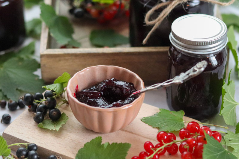 gemischte Beernmarmelade