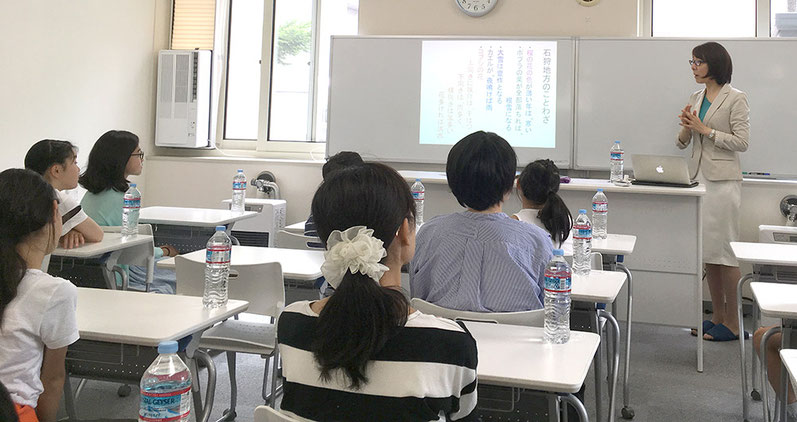 夏休み応援イベント。菅井さんの講座。