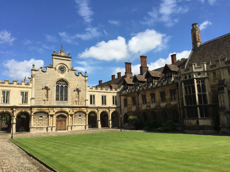 image: nina luca, swiss blogger, uk blogger, cambridge, cambridge university, cambridge college, england, british lawn, my journey, language school, ec school