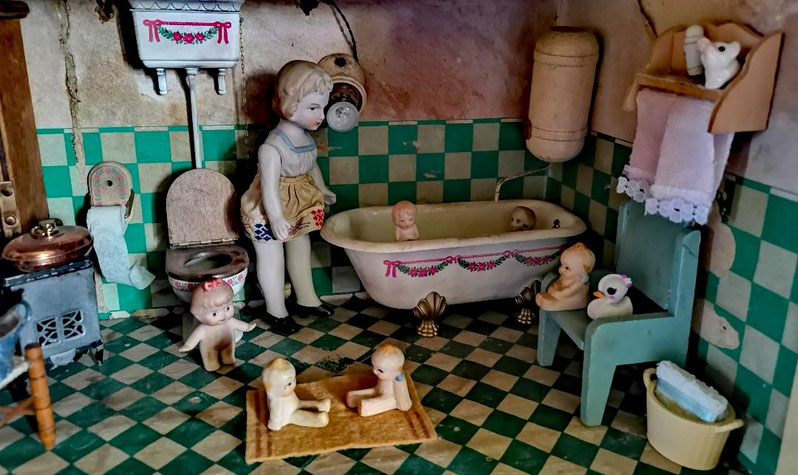 Puppenstube Badkammer