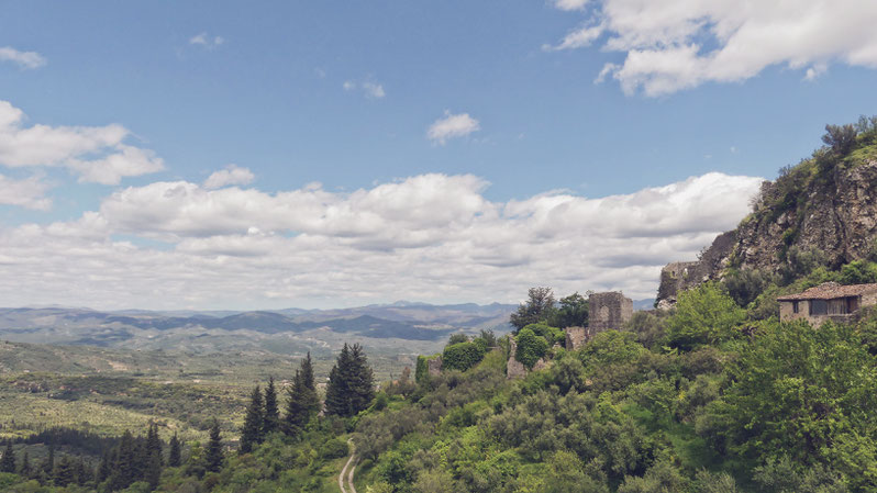 bigousteppes grèce peloponnèse mystras ruines site antique