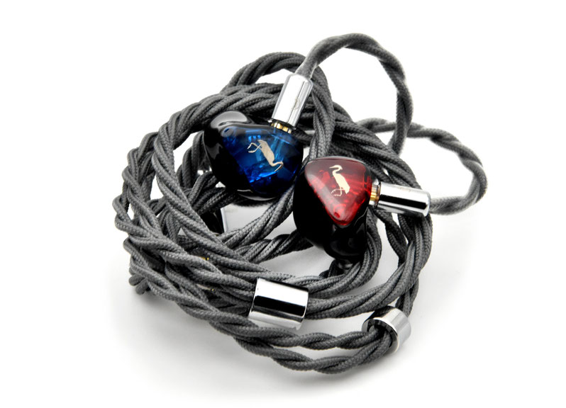 Ecouteurs In-ear monitors HS4 Stamina de Erdre Audio avec câble Elephant
