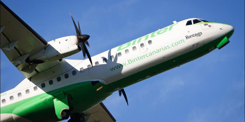 Flugzeug von Binter Canarias