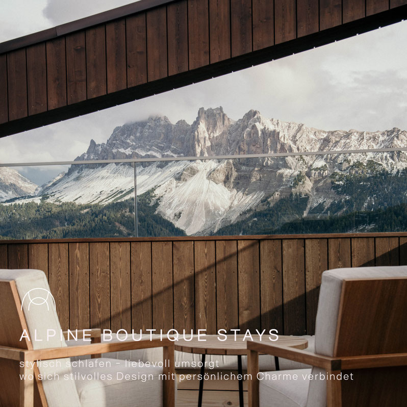ALPINE BOUTIQUE STAYS - stylisch schlafen - liebevoll umsorgt, wo sich stilvolles Design mit persönlichem Charme verbindet