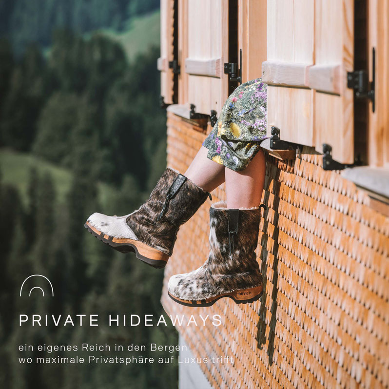 PRIVATE HIDEAWAYS - ein eigenes Reich in den Bergen, wo maximale Privatsphäre auf Luxus trifft