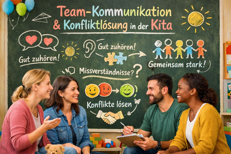 Seminar / Inhouse-Schulung / Workshop "Team-Kommunikation im Kita-Alltag": Bessere Kommunikation im Kita- Alltag. Wirksame Verständigung im Team und konstruktiver Umgang mit Konflikten