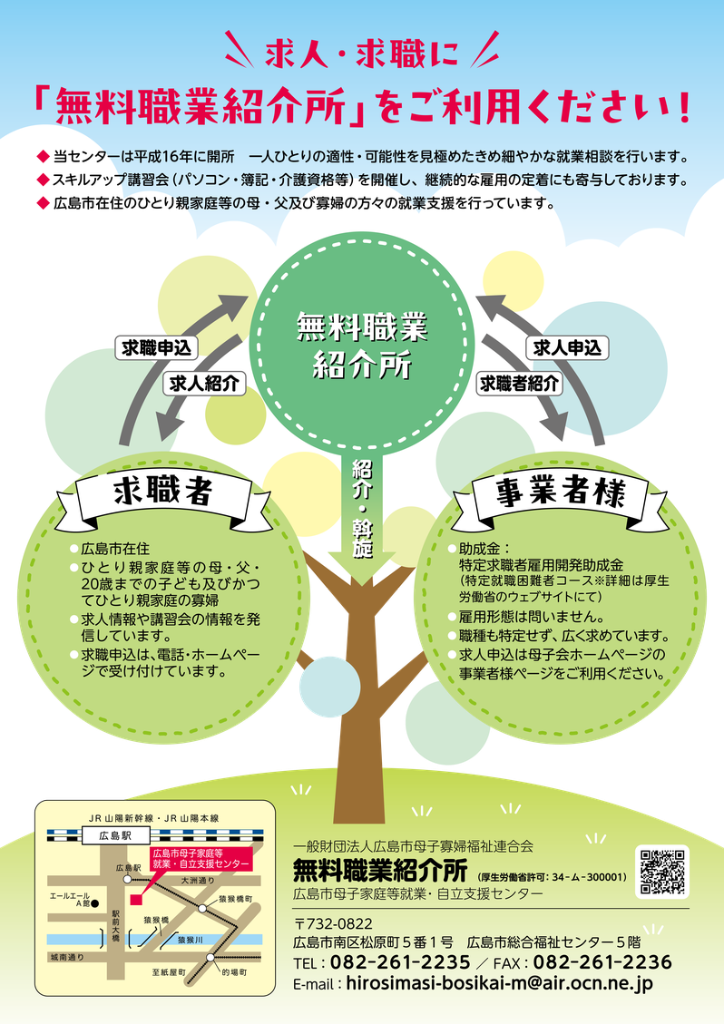 無料職業紹介書