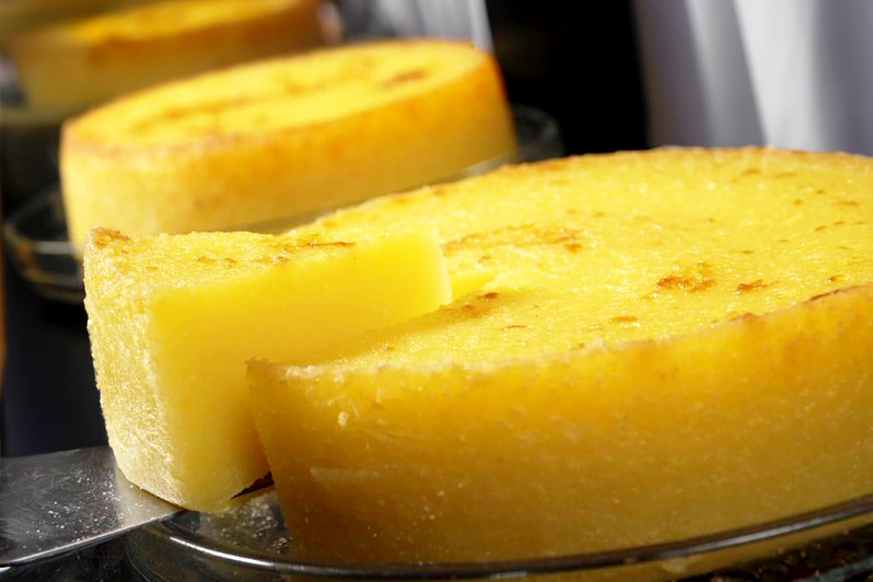 kuchen souza leão, dessert, maniokmasse, yuca, zuckersirup, butter, kokosmilch, eigelb, eier, brasilien reisen, recife
