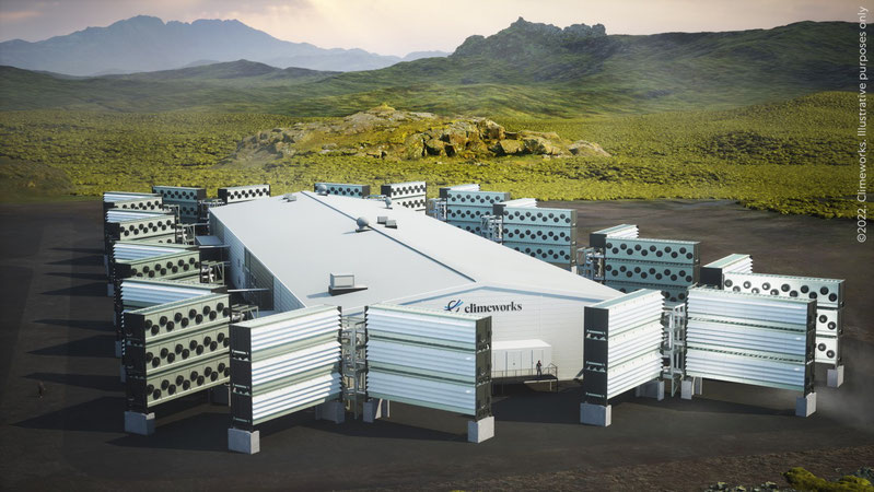 Mammut-Anlage von Climeworks Bild: 2024 Climeworks AG.