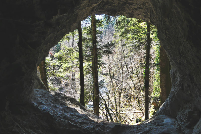 bigousteppes slovénie randonnée grotte forêt