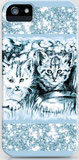 cat babies charcoal drawing - print design iphone cases
