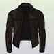 Sur l'image, le dessin d'un blouson en cuir masculin.