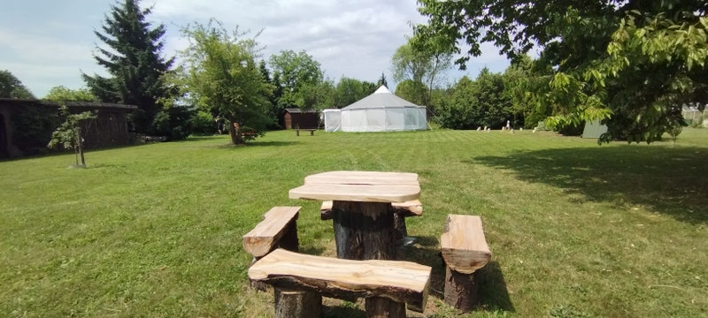 Sitzplatz im Seelengarten