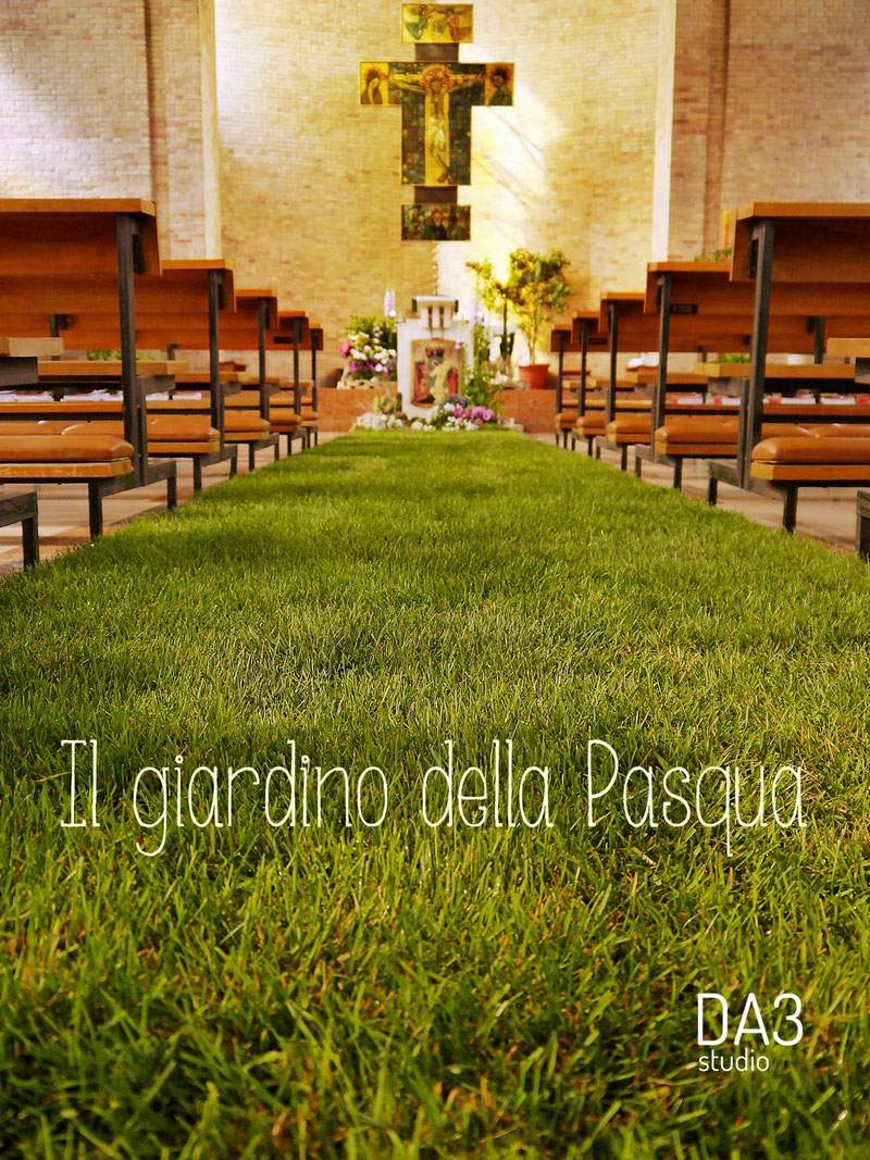 Flower arrangement for Easter church