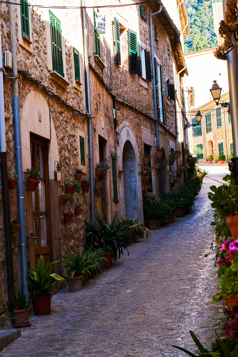 Fotospot Mallorca Fornalutx am Morgen fotografiert