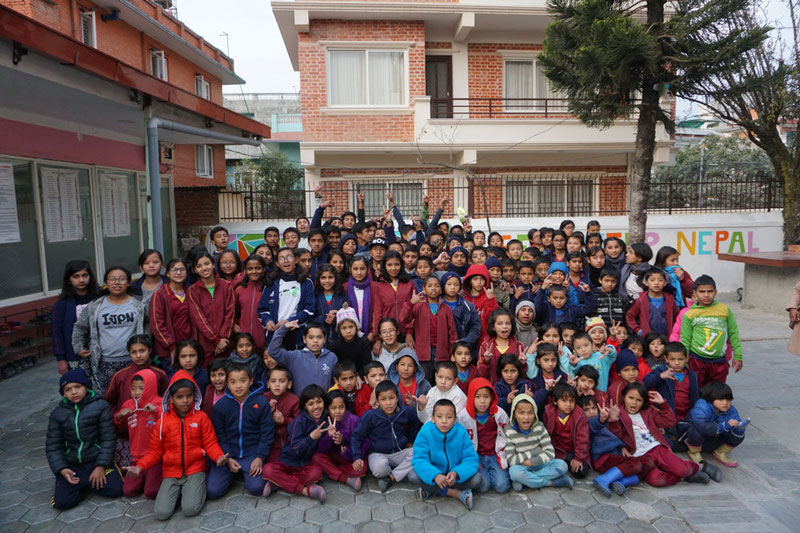 Gruppenbild unserer Kinder bis Klasse 10 Ende 2019