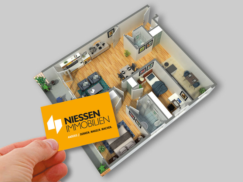 ATTRAKTIVE 3,5-ZIMMER-WOHNUNG MIT BALKON UND GARAGE IM HERZEN VON HOHENLIMBURG ELSEY