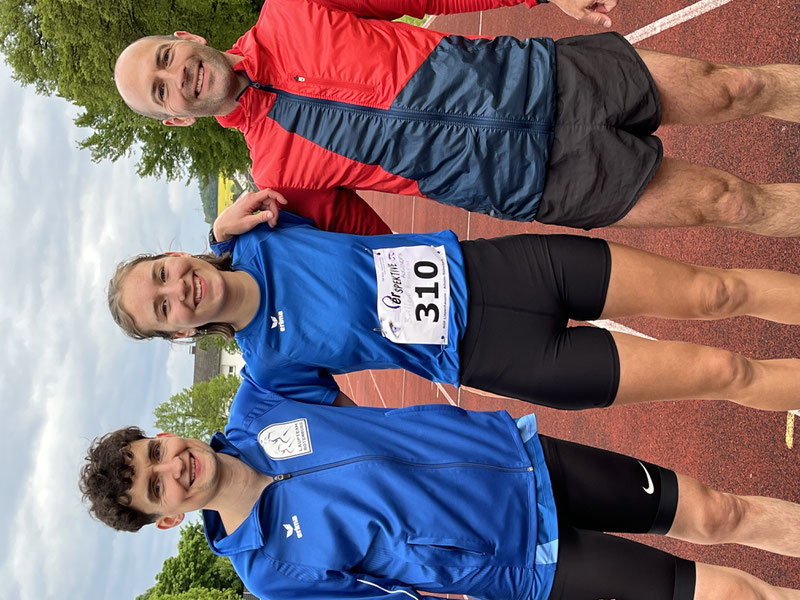 v. l. Leon, Marlene und Daniel Höner