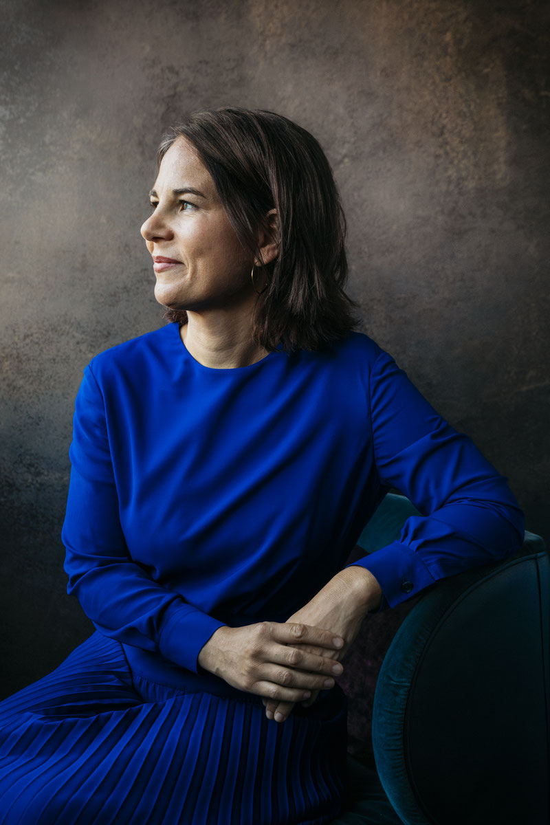 Porträtfoto von Annalena Baerbock | Fotografin: Anne Hufnagl